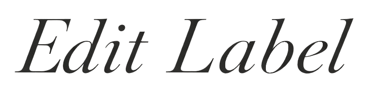 Edit Label