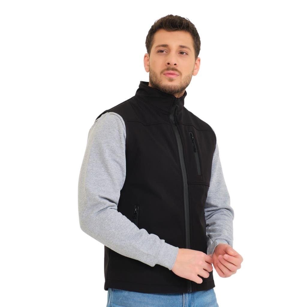Softshell Siyah Yelek