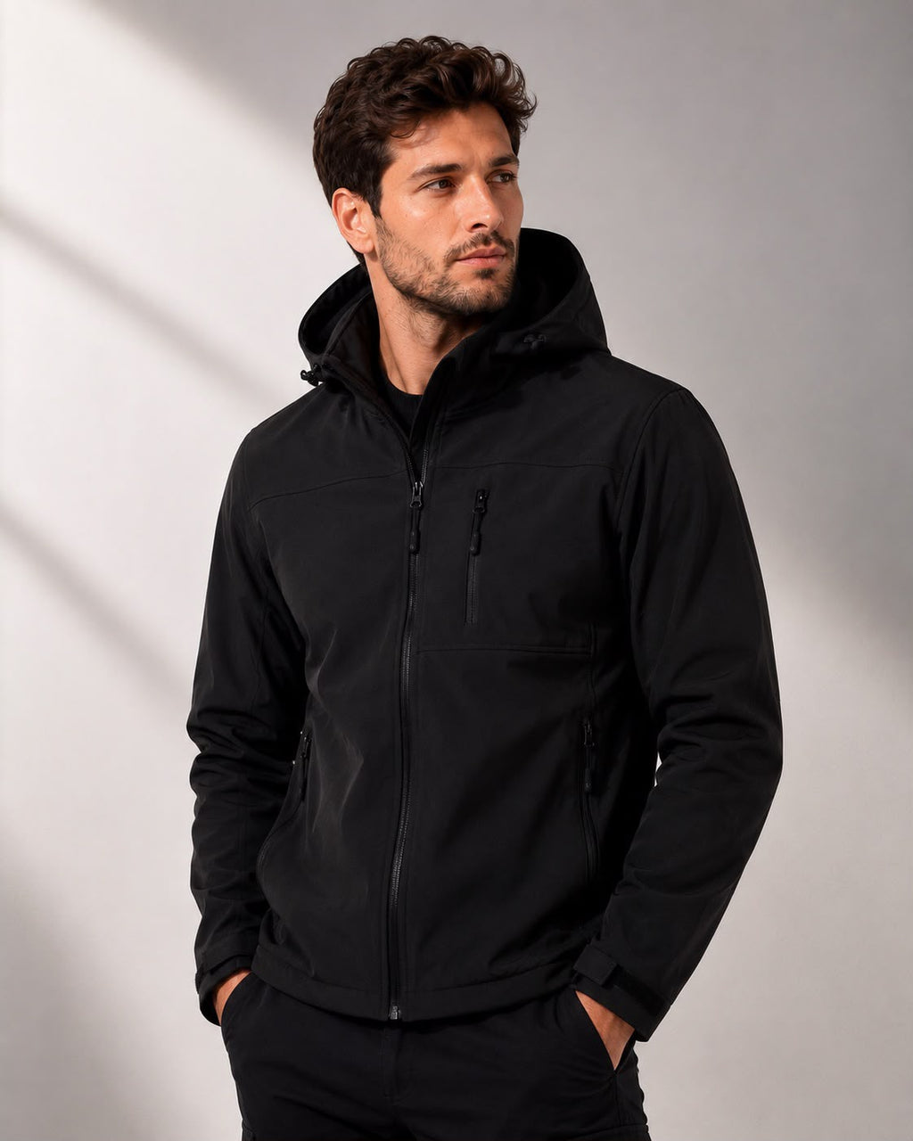 Softshell Siyah Mont