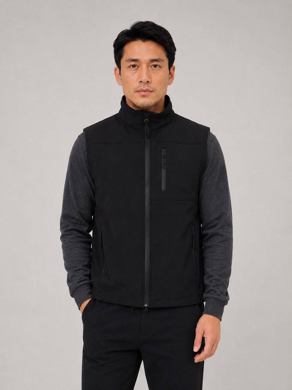 Softshell Siyah Yelek