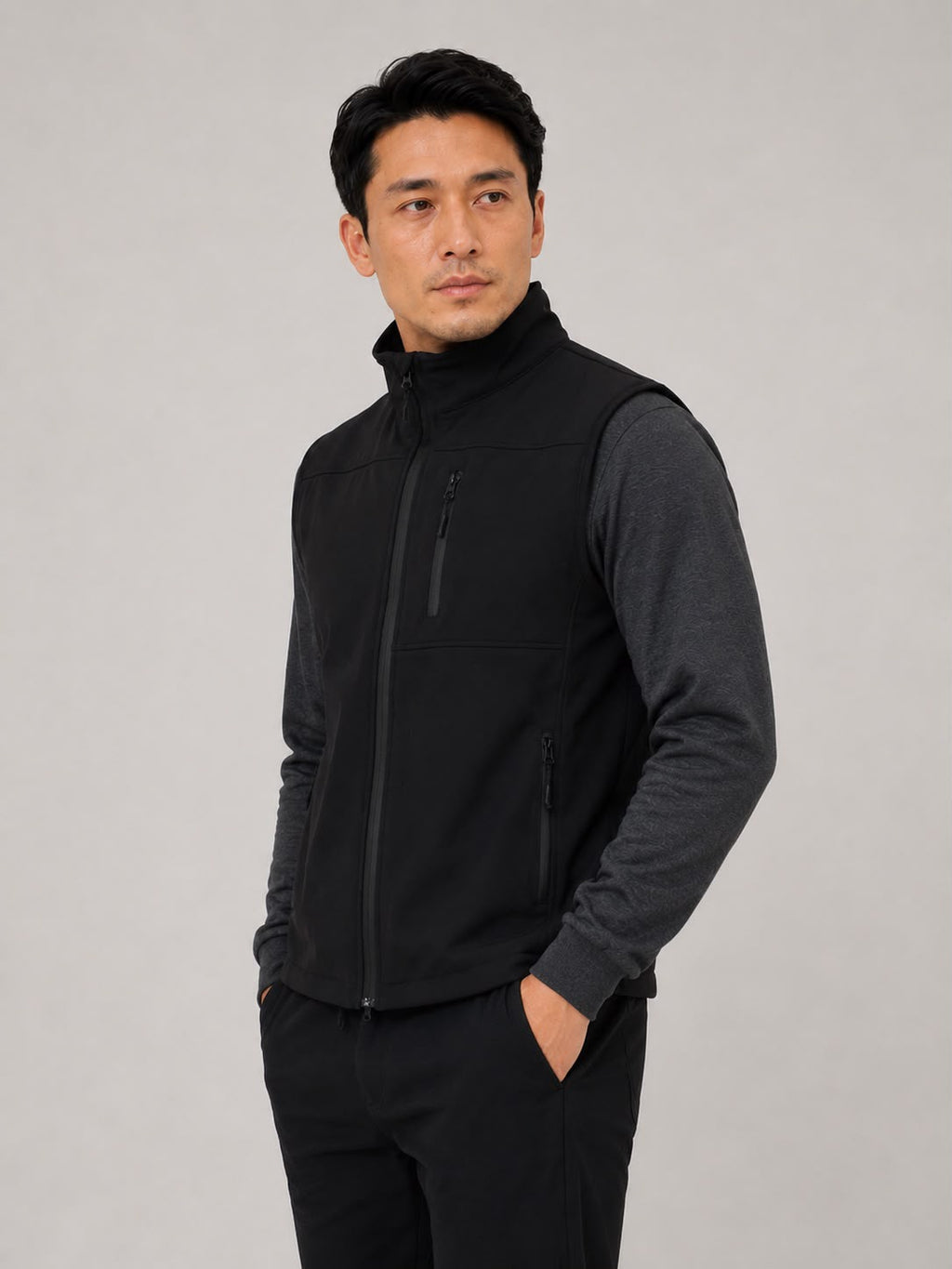 Softshell Siyah Yelek